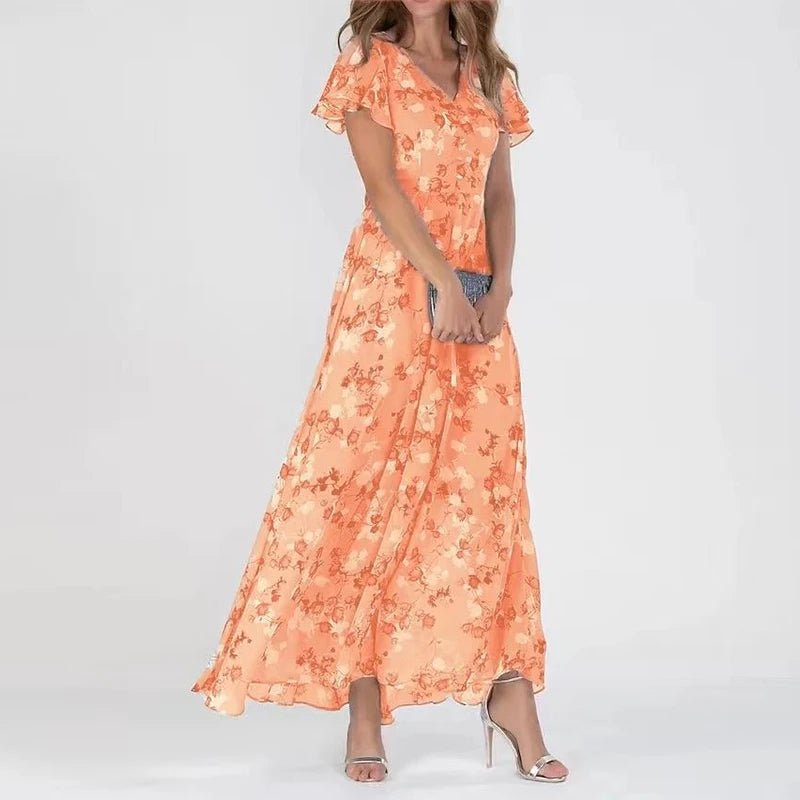 Zara Vibrant Maxi Dress  – Minimal Effort, Maximum Style