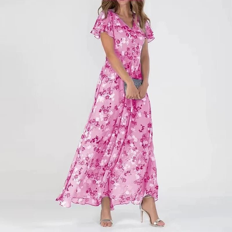 Zara Vibrant Maxi Dress  – Minimal Effort, Maximum Style