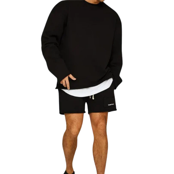 Matthew Long-Sleeved Shirt and Shorts Set
