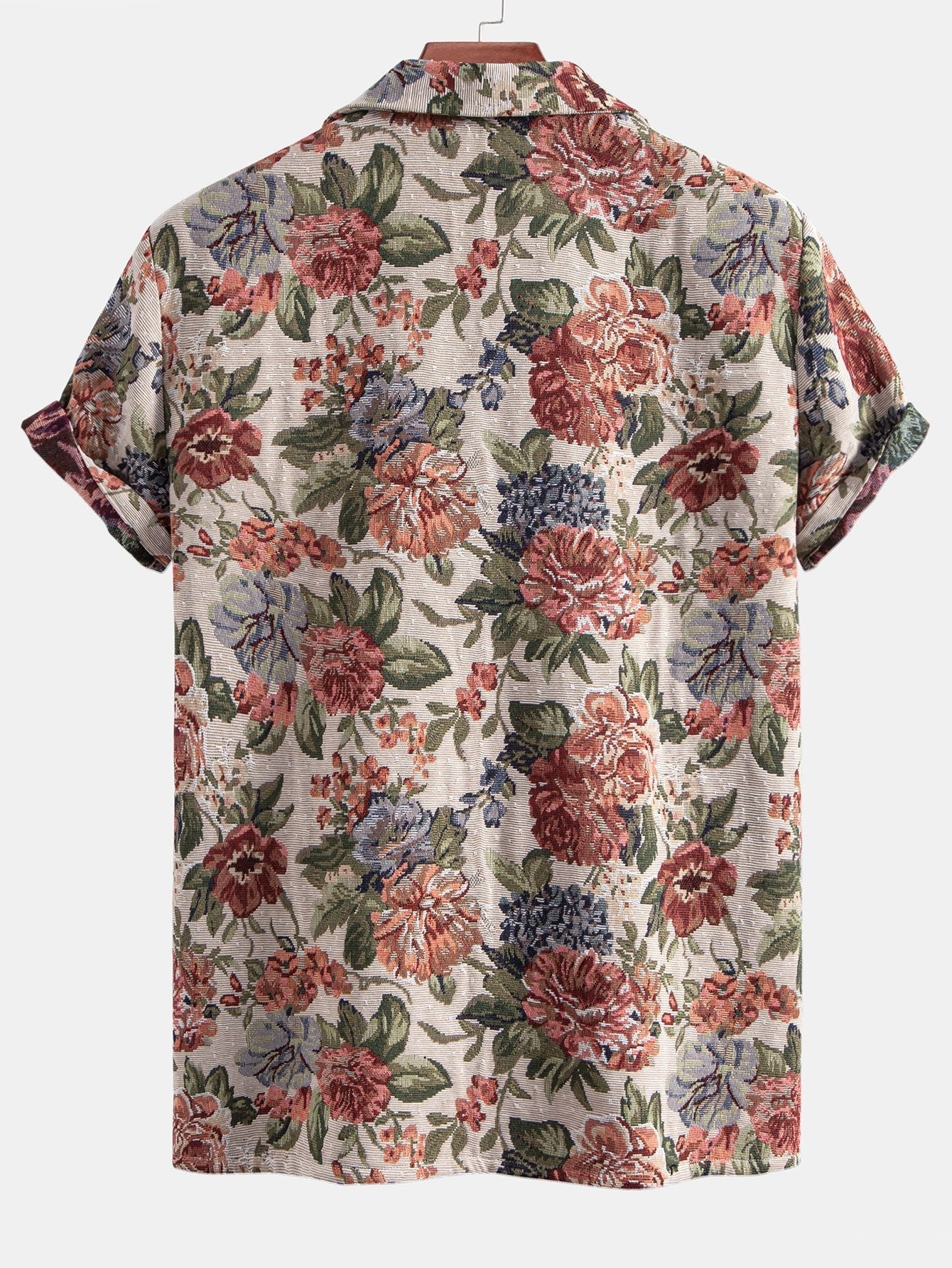 William Floral Jacquard Cuban Shirt & Shorts