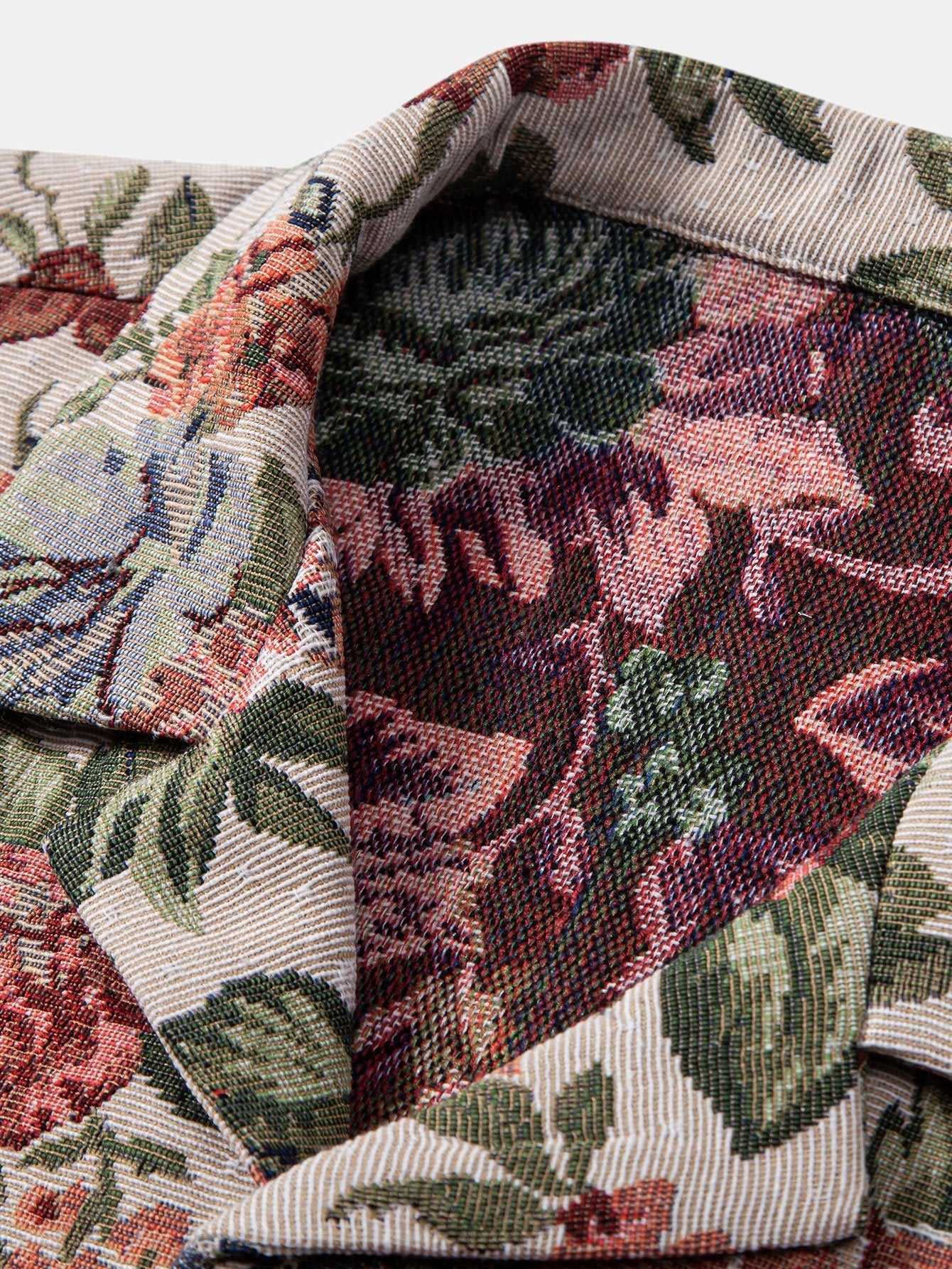 William Floral Jacquard Cuban Shirt & Shorts
