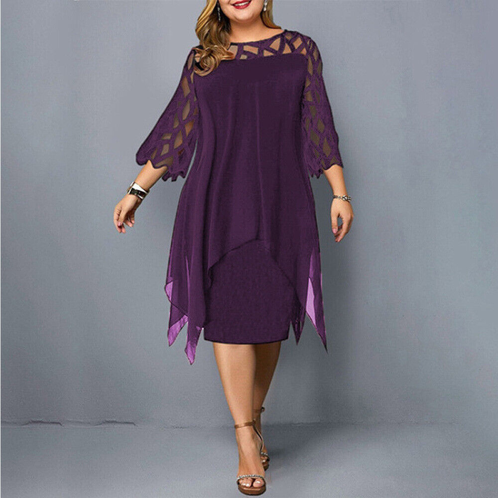 Cora Chic Plus Size Midi Dress for Modern Women