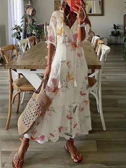 Elara - Boho Tummy Coverage Dress